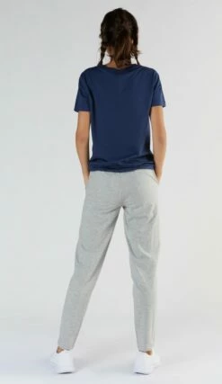 Active T-Shirt Aus Bio-Baumwolle & Modal - Navy -Grundstoff Verkaufsladen 1100 03 fair produziertes Sportshirt Damen Bio Baumwolle Telcel Lyocell absorbiert Feuchtigkeit optimal 1280x1280