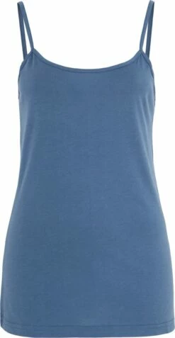 Spaghetti-Top Aus Bio-Baumwolle - Denim