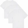 Iconic T-Shirt Aus Bio-Baumwolle - 3er-Pack - White -Grundstoff Verkaufsladen 3er pack weisse damen shirts basic W172 001 1280x1280