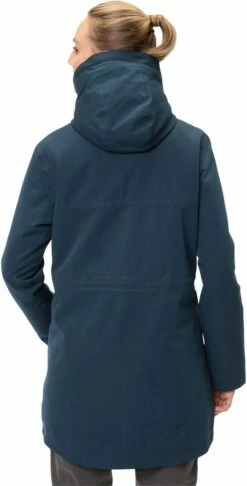 VAUDE Damen Winterparka Manukau Parka II - Dark Sea -Grundstoff Verkaufsladen 42063 179 dunkelblauer parka primaloft wattierung model back 1280x1280