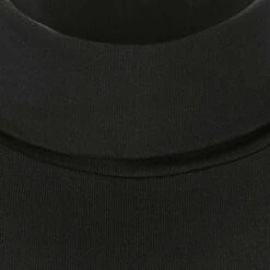 Rollkragen-Langarmshirt Aus Bio-Baumwolle - Black -Grundstoff Verkaufsladen 63880 52 Living Crafts black Damen Pulli umgeklappter Rollkragen Detail komfortabel Fair Trade Fashion 1280x1280