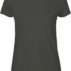 Neutral Fitted T-Shirt Aus Fairtrade Bio-Baumwolle - Charcoal -Grundstoff Verkaufsladen 81001 Charcoal Neutral Tailliertes T Shirt Women dunkelgrau Bio Baumwolle 1280x1280