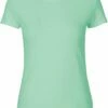Neutral Fitted T-Shirt Aus Fairtrade Bio-Baumwolle - Dusty Mint -Grundstoff Verkaufsladen 81001 Dusty Mint Neutral Jersey Shirt mit hochgeschlossenem Ausschnitt Biobaumwolle 1280x1280