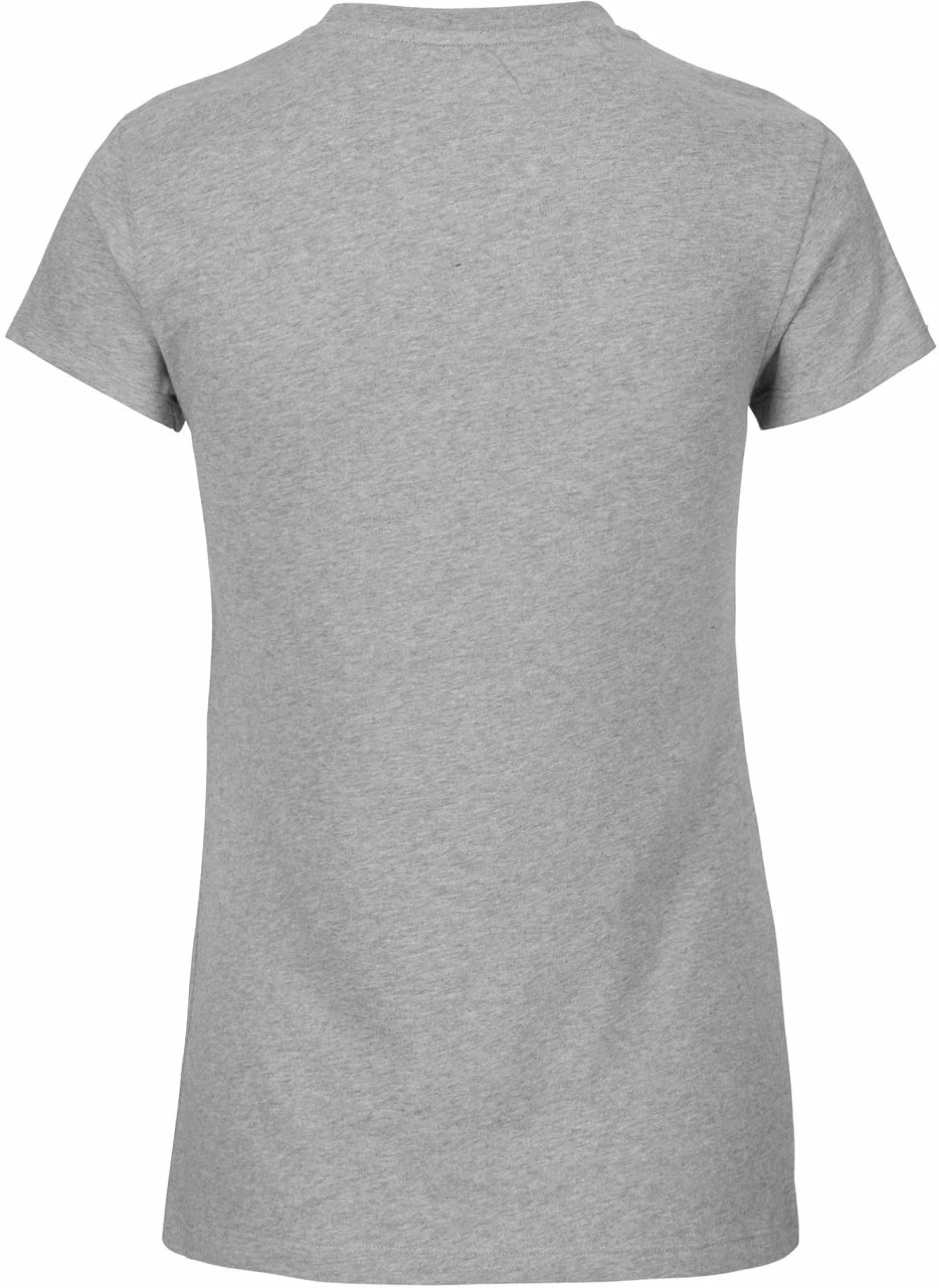 Neutral Fitted T-Shirt Aus Fairtrade Bio-Baumwolle - Grau Meliert 4 Neutral Fitted T-Shirt Aus Fairtrade Bio-Baumwolle - Grau Meliert – Bild 2