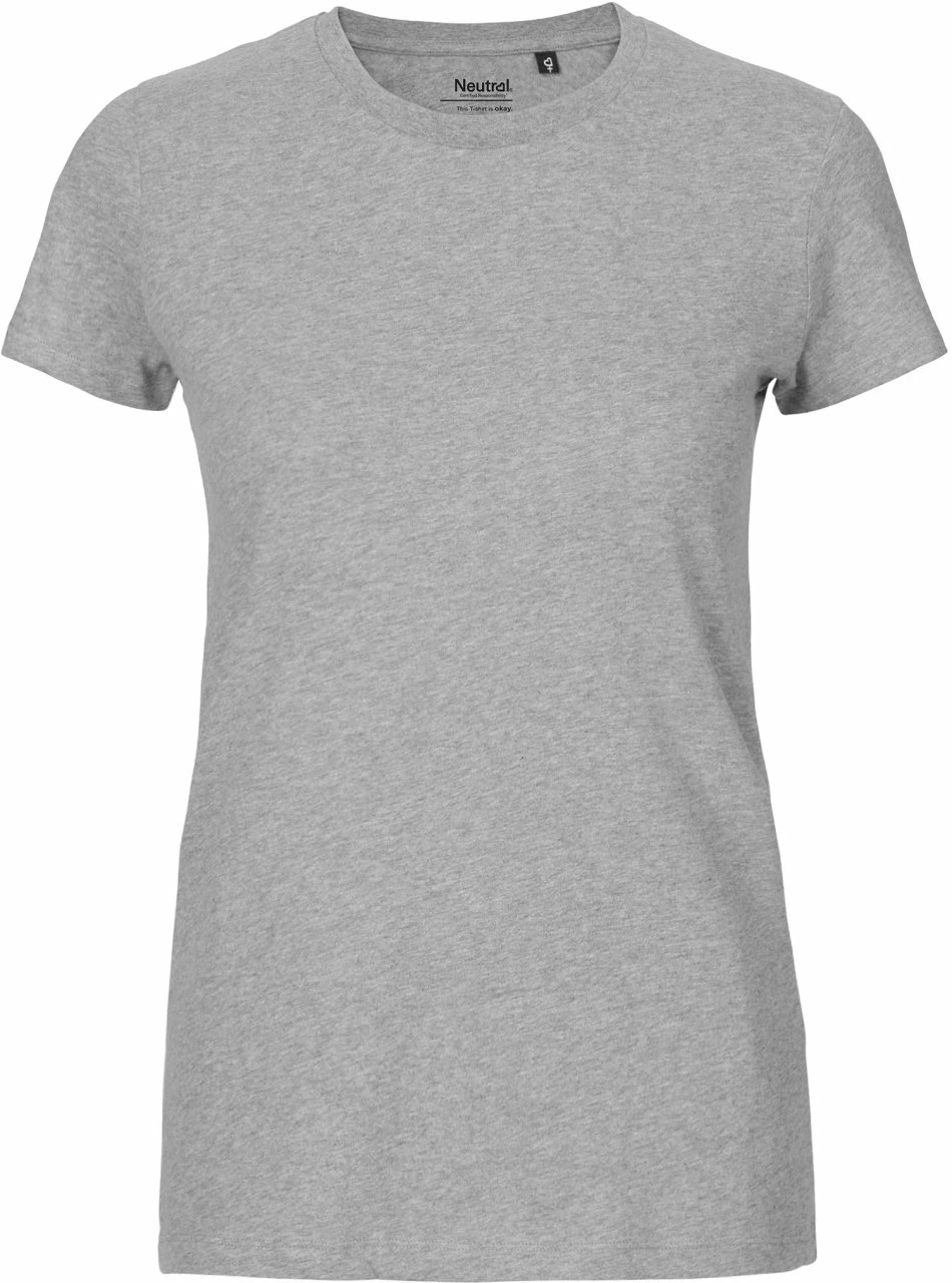 Neutral Fitted T-Shirt Aus Fairtrade Bio-Baumwolle - Grau Meliert 3 Neutral Fitted T-Shirt Aus Fairtrade Bio-Baumwolle - Grau Meliert