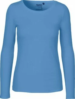 Neutral Longsleeve Aus Fairtrade Bio-Baumwolle - Dusty Indigo