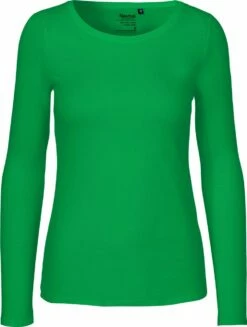 Neutral Longsleeve Aus Fairtrade Bio-Baumwolle - Green