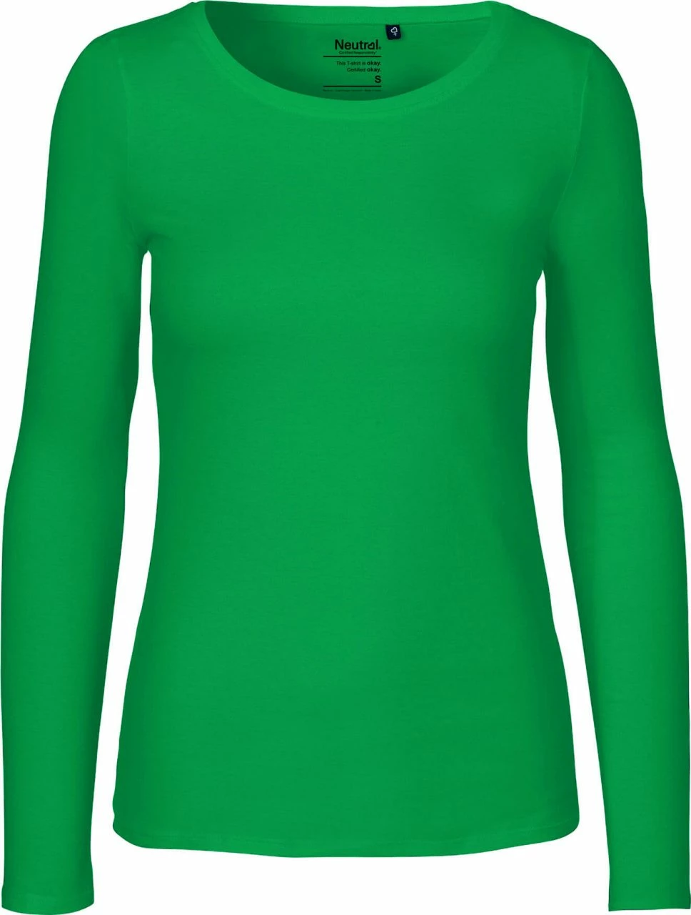Neutral Longsleeve Aus Fairtrade Bio-Baumwolle - Green 3 Neutral Longsleeve Aus Fairtrade Bio-Baumwolle - Green