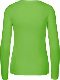 Grundstoff Verkaufsladen -Grundstoff Verkaufsladen 81050 Lime Neutral Langaermeliges Oberteil back umweltfreundlich Women nachhaltig 1280x1280