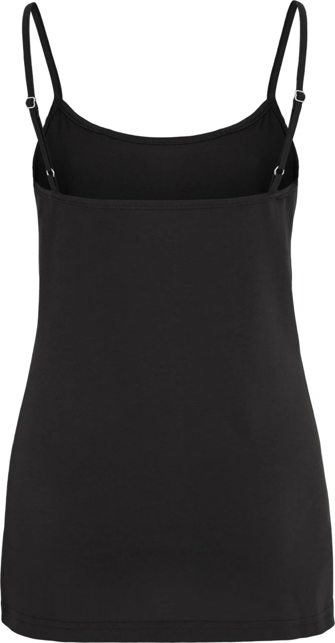 Spaghetti-Top Aus Bio-Baumwolle - Schwarz 4 Spaghetti-Top Aus Bio-Baumwolle - Schwarz – Bild 2