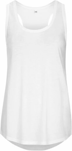 Bamboo Racerback Tank-Top - Weiss