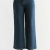 Wide Leg Jeans Aus Bio-Baumwolle - Lapis Blue -Grundstoff Verkaufsladen Bio Baumwoll Damenjeans lapis blue WE1009 231 1280x1280