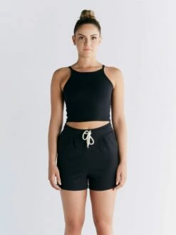 Crop Top Aus Bio-Baumwolle - Schwarz -Grundstoff Verkaufsladen Bio Baumwoll Kleidung Albero 1217 021 1440 021 1280x1280