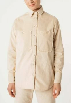 Mela Fairtrade Cord Overshirt Jiya Aus Bio-Baumwolle - Mandel