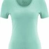 T-Shirt Aus Hanf Und Bio-Baumwolle - Sage 2 T-Shirt Aus Hanf Und Bio-Baumwolle - Sage -Grundstoff Verkaufsladen DH662 171 fair und nachhaltiges Shirt fuer Damen aus Hanf und Bio Baumwolle vegan koerpernaher Schnitt 1280x1280