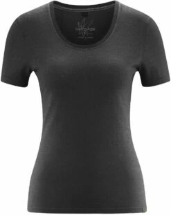 T-Shirt Aus Hanf Und Bio-Baumwolle - Black