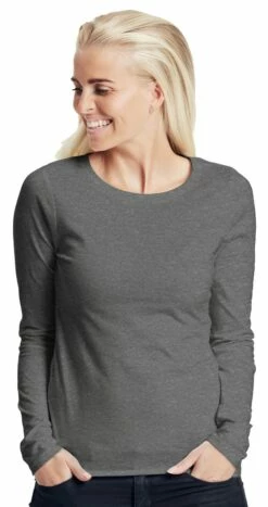 Neutral Longsleeve Aus Fairtrade Bio-Baumwolle - Dark Heather 9 Neutral Longsleeve Aus Fairtrade Bio-Baumwolle - Dark Heather -Grundstoff Verkaufsladen DHEA Longsleeve Damen dark heather faire Biobaumwolle O81050 1280x1280