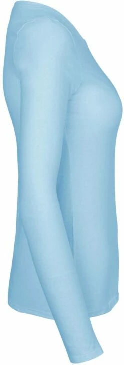 Neutral Longsleeve Aus Fairtrade Bio-Baumwolle - Light Blue -Grundstoff Verkaufsladen Damen Longsleeve Bio Baumwolle O81050 lightblue 1280x1280