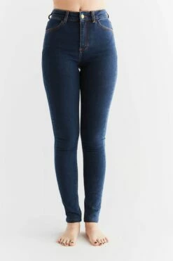 Thermo Skinny Fit Jeans Mit Bio-Baumwolle - Colony Blue