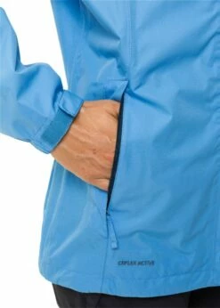 VAUDE Damen Jacke Escape Light Jacket - Blue Jay -Grundstoff Verkaufsladen Detail Seitentasche Reissverschluss 03895 374 1280x1280