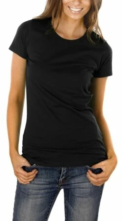 Organic Slim-Fit T-Shirt - Black 7 Organic Slim-Fit T-Shirt - Black -Grundstoff Verkaufsladen EP04 black slim fit shirt 1280x1280