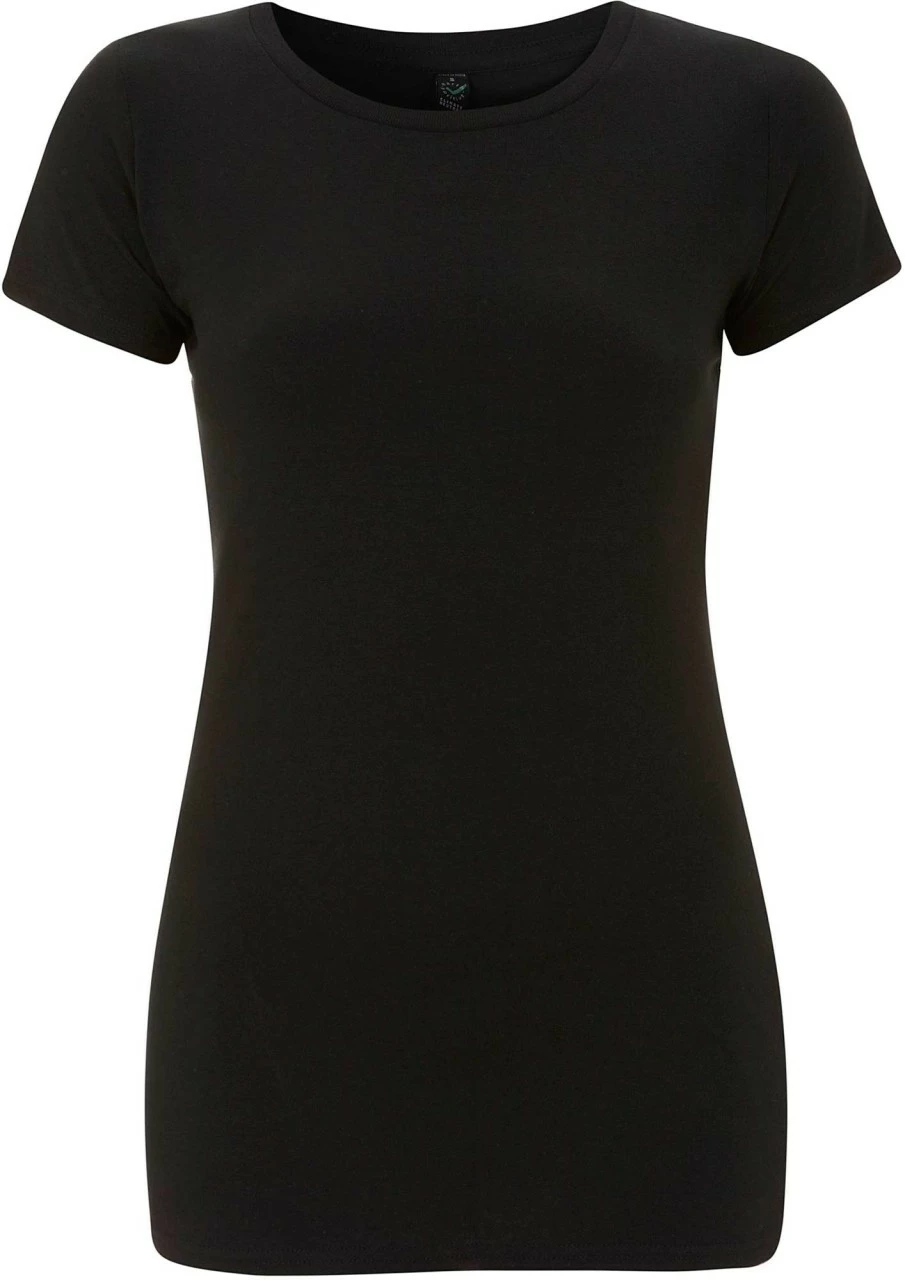 Organic Slim-Fit T-Shirt - Black 3 Organic Slim-Fit T-Shirt - Black