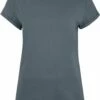 Organic Rolled Sleeve T-Shirt - Light Charcoal -Grundstoff Verkaufsladen EP16 LCH Earth Positive Kurzarm Oberteil Light Charcoal Bio Baumwolle Fair Wear 1280x1280