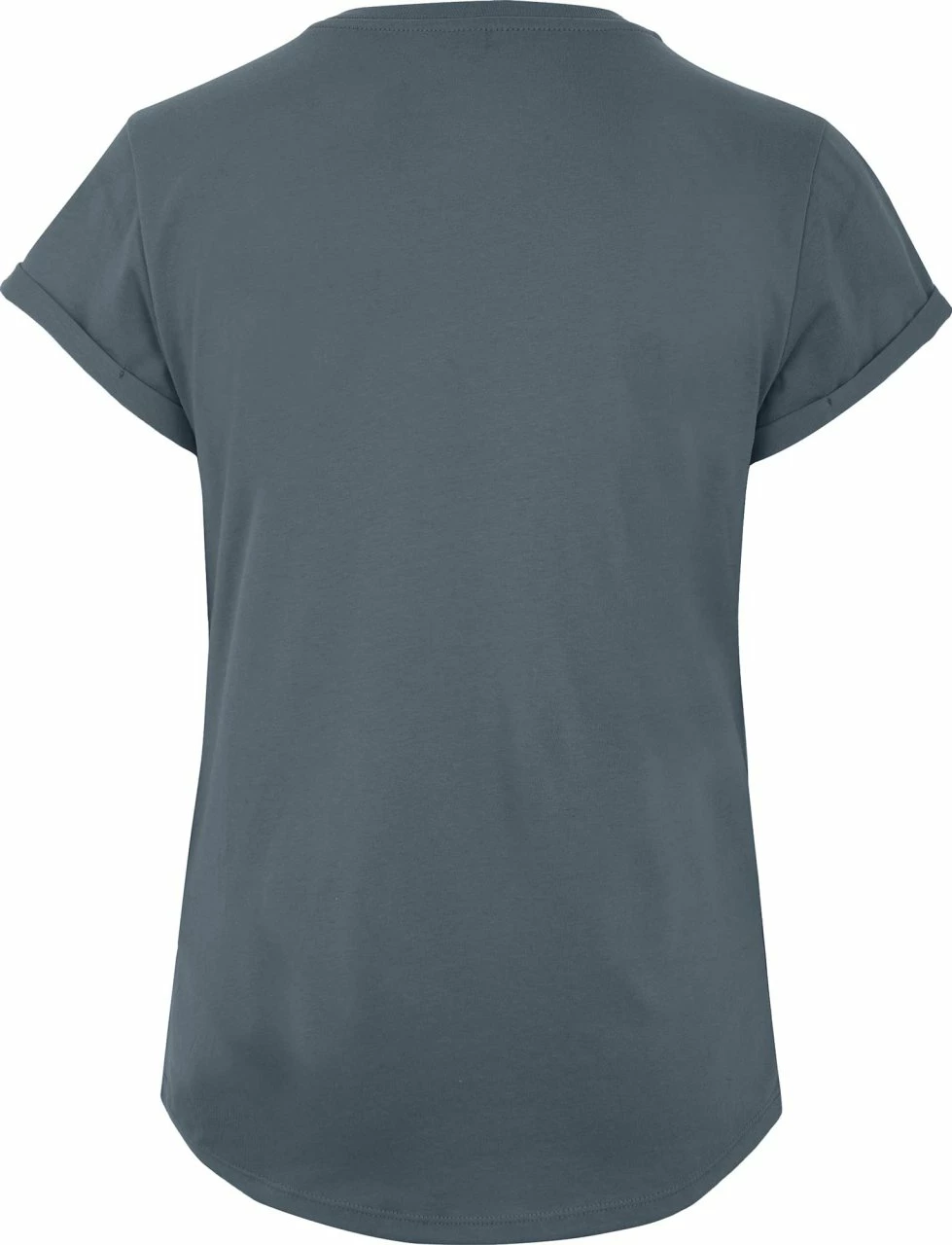 Organic Rolled Sleeve T-Shirt - Light Charcoal 4 Organic Rolled Sleeve T-Shirt - Light Charcoal – Bild 2