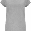 Organic Rolled Sleeve T-Shirt - Melange Grey -Grundstoff Verkaufsladen EP16 MGY 1280x1280