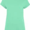 Organic Rolled Sleeve T-Shirt - Mint Green -Grundstoff Verkaufsladen EP16 MT Oekofaires Frauen shirt Bio Baumwolle GOTS mintgruen 1280x1280