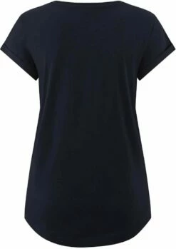 Organic Rolled Sleeve T-Shirt - Navy -Grundstoff Verkaufsladen EP16 NA Earth Positive Herren T Shirt Rueckansicht dunkelblau Biobaumwolle nachhaltig 1280x1280