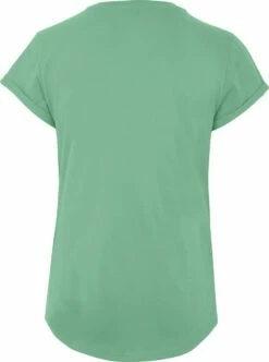 Organic Rolled Sleeve T-Shirt - Sage Green -Grundstoff Verkaufsladen EP16 SAG Frauen T Shirt umgeschlagene Aermel faire Bedingungen back 1280x1280