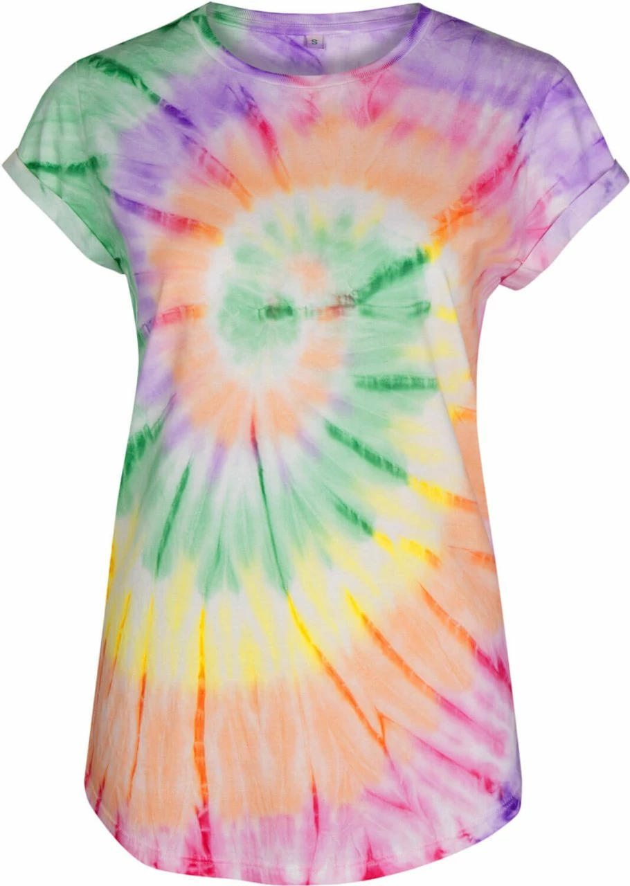 Organic Rolled Sleeve T-Shirt - Tie Dye 3 Organic Rolled Sleeve T-Shirt - Tie Dye