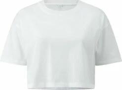 Neu eingetroffen -Grundstoff Verkaufsladen EP26 WH Cropped T Shirt Damen Bio Baumwolle weiss Earth Positive front 1280x1280 1