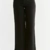 Wide Leg Jeans Aus Bio-Baumwolle - Coal Black