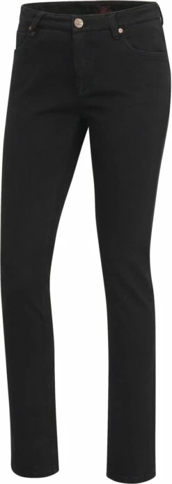 Sve:nja - Slim Fit Jeans Aus Bio-Baumwolle - Black