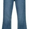 Flared Fit Jeans Hazen - Authentic Indigo -Grundstoff Verkaufsladen FlaredHazen aindigo 01 nachhaltige damen blue jeans bio baumwolle 1280x1280