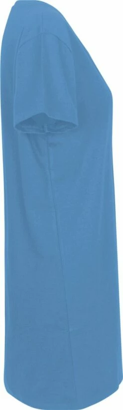 Neutral Jersey-Kleid Aus Fairtrade Bio-Baumwolle - Dusty Indigo -Grundstoff Verkaufsladen GNL81020 dindigo 04 Seitenansicht oekofaires T Shirt Kleid aus Bio Baumwolle im weichem Jersey denimblau 1280x1280