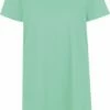 Neutral Jersey-Kleid Aus Fairtrade Bio-Baumwolle - Dusty Mint -Grundstoff Verkaufsladen GNL81020 dustymint 02 sommerliches T Shirt Kleid aus weichem Jersey Stoff mit Rundhalsausschnitt aus Bio Baumwolle 1280x1280