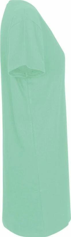 Neutral Jersey-Kleid Aus Fairtrade Bio-Baumwolle - Dusty Mint -Grundstoff Verkaufsladen GNL81020 dustymint 04 mintgruenes Sommerkleid im T Shirt Style aus reiner Bio Baumwolle nachhaltig und fair 1280x1280