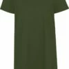 Neutral Jersey-Kleid Aus Fairtrade Bio-Baumwolle - Military -Grundstoff Verkaufsladen GNL81020 military 02 fair trade Jersey Kleid aus reiner Bio Baumwolle vegan mit Rundhalsausschnitt gerade geschnitten military 1280x1280