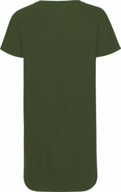 Neu eingetroffen -Grundstoff Verkaufsladen GNL81020 military 03 nachhaltiges T Shirt Kleid Rueckansicht gerade geschnitten vegan 1280x1280