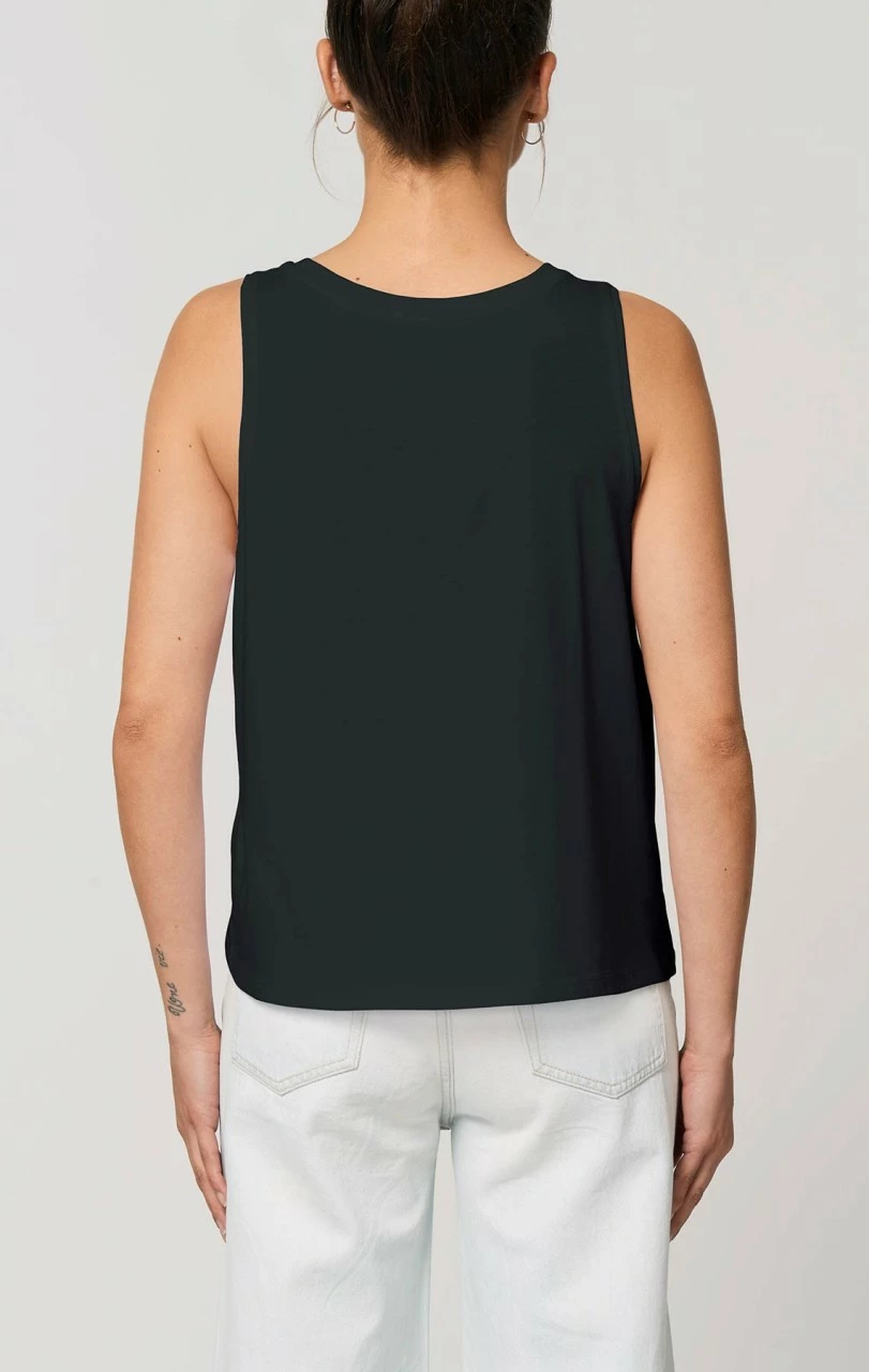 Kurzes Tank-Top Aus Bio-Baumwolle - Black 6 Kurzes Tank-Top Aus Bio-Baumwolle - Black – Bild 4