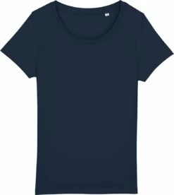 Basic T-Shirt Aus Bio-Baumwolle - French Navy