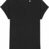 Slub T-Shirt Aus Bio-Baumwolle - Black -Grundstoff Verkaufsladen GSTTW112 002 T Shirt gerader Schnitt Frauen Jersey fair fashion organic 1280x1280