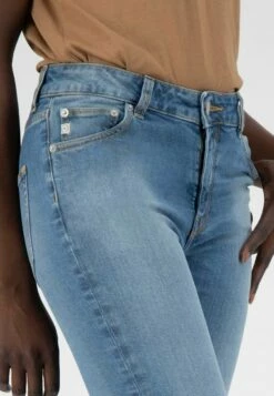 Skinny Fit Jeans Hazen - Fan Stone -Grundstoff Verkaufsladen Hazen fanstone Damen Jeans mit Auswascheffekt High Waist detail 1280x1280