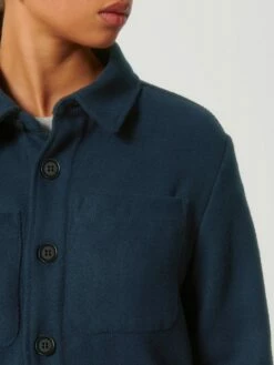 Unisex Twill Overshirt Aus Recyceltem Polyester - French Navy 18 Unisex Twill Overshirt Aus Recyceltem Polyester - French Navy -Grundstoff Verkaufsladen Hemd JAcke mit Kentkragen U845 727 1280x1280