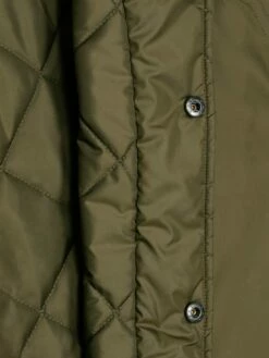 Unisex Padded Parka Aus Recyceltem Polyester - British Khaki -Grundstoff Verkaufsladen Innenseite gesteppt leicht wattiert U841 008 1280x1280