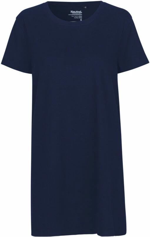 Neutral Jersey-Kleid Aus Fairtrade Bio-Baumwolle - Navy -Grundstoff Verkaufsladen Jersey Kleid T Shirt Bio Baumwolle navy Damen Neutral 1280x1280