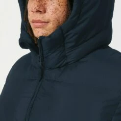 Oversized Unisex Puffer Jacket Aus Recyceltem Polyester - French Navy -Grundstoff Verkaufsladen Kapuze hoher Stehkragen waermend U840 727 1280x1280